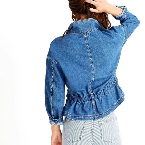 Madewell Denim Southlake Military Jacket Size S(Fit M) - Picture 11 of 12